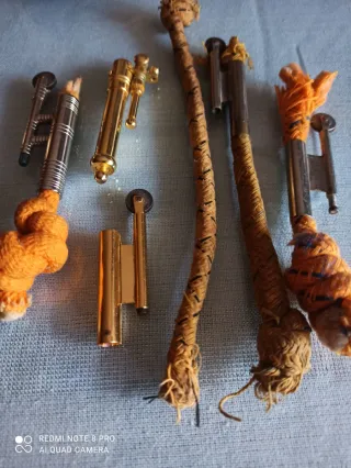 Lote de 5 mecheros antiguos