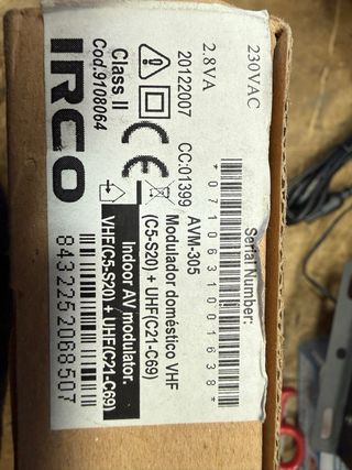 Modulador IRCO AVM-305 CCTV