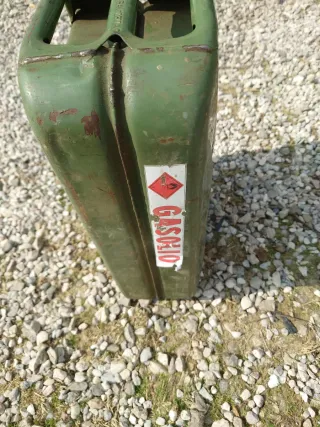 Tanica verde GASOLIO