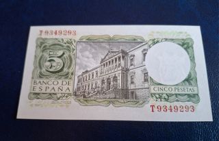 Billete 5 Pesetas Banco de España 1954