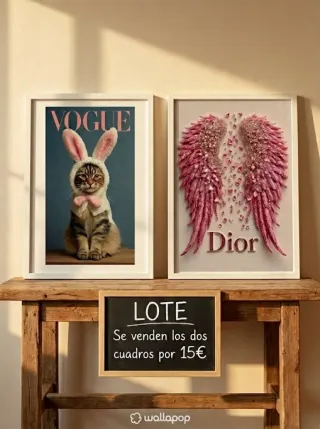 Cuadro Vogue, poster tamaño A4