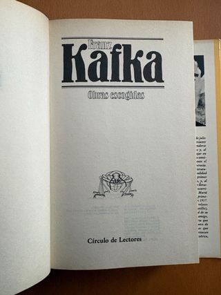 F. Kafka Obras escogidas