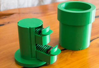 Soporte para juegos Nintendo tuberias