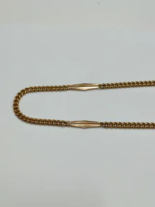 Cadena antigua reloj de bolsillo leontina o collar