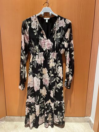 Vestido premamá gasa estampado floral