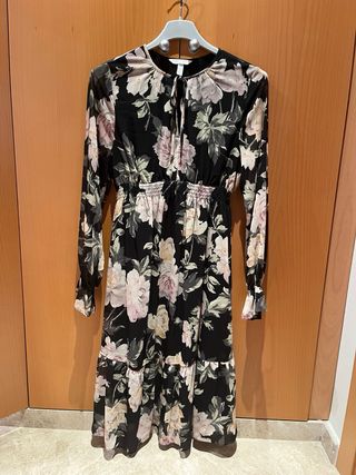 Vestido premamá gasa estampado floral