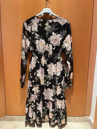 Vestido premamá gasa estampado floral