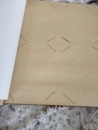 Álbum de fotos artesanal hojas secas