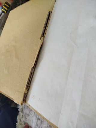 Álbum de fotos artesanal hojas secas