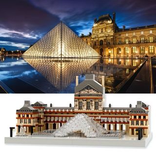 Louvre imitación de LEGO