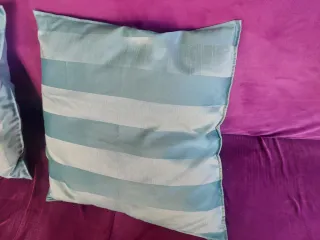 2 federe cuscino turchese