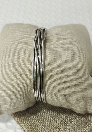 Pulsera Brazalete Plata