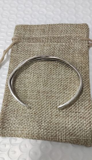 Pulsera Brazalete Plata