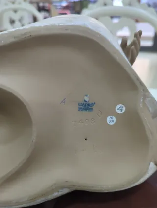 Figura Lladro Niña y madre Abrazadas