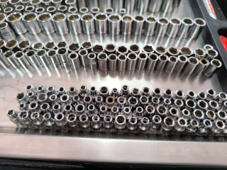 Lote llaves de vaso carraca 12, 6 y 8 caras