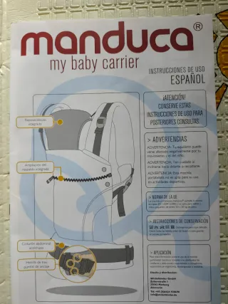 Portabebés Manduca Pure Cotton