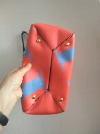 Bolso CH Carolina Herrera Naranja y Azul