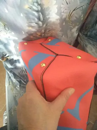 Bolso CH Carolina Herrera Naranja y Azul