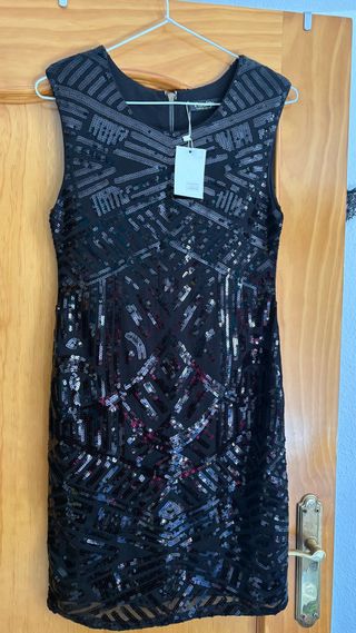 Vestido fiesta lentejuelas Real