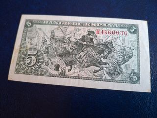 Billete 5 Pesetas Banco de España 1945