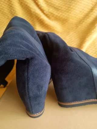 Botas altas Di Bye azul talla 39