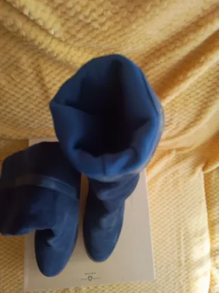 Botas altas Di Bye azul talla 39