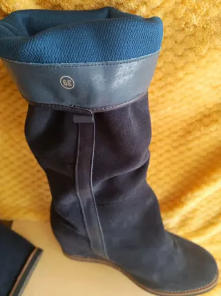 Botas altas Di Bye azul talla 39