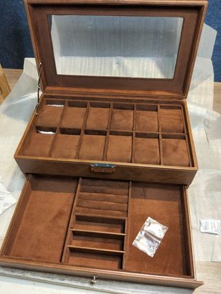 Caja Relojes 12 Ranuras SONGMICS JWB012K01