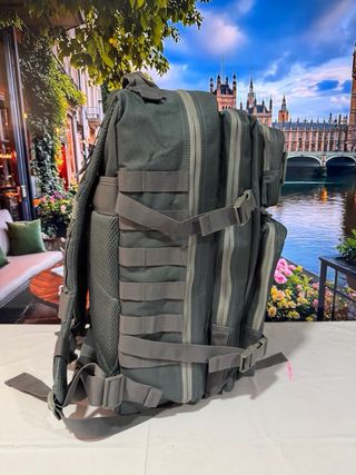 Mochila Táctica Militar 50L Trekking Gris nueva