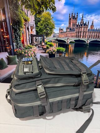 Mochila Táctica Militar 50L Trekking Gris nueva