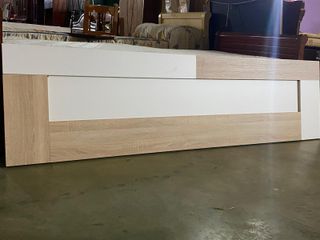 OFERTA CABECERO MATRIMONIAL NUEVO BLANCO Y MADERA
