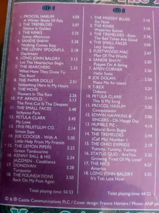 4 .CD Turn Back The Hands Of Time - Hits 60s