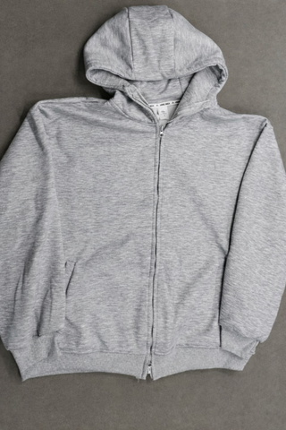 Sudadera gris con capucha nueva