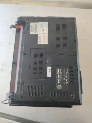 Mini portátil Intel Atom rojo