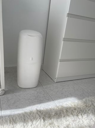 Cubo para pañales blanco