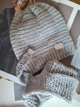 Berretto lana & cashmere fatto a mano