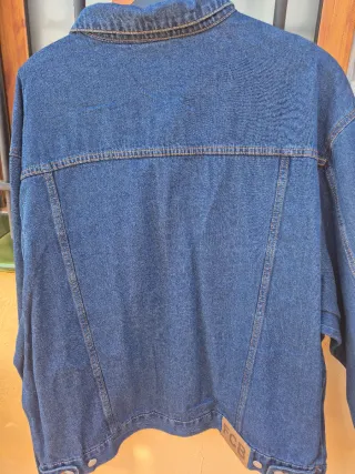 Cazadora tejana FCB azul