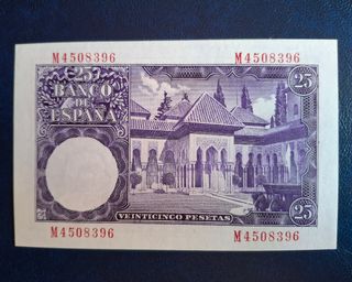 Billete 25 Pesetas Banco de España 1954