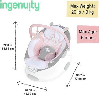 Ingenuity Hamaca Mecedora Bebé Flora