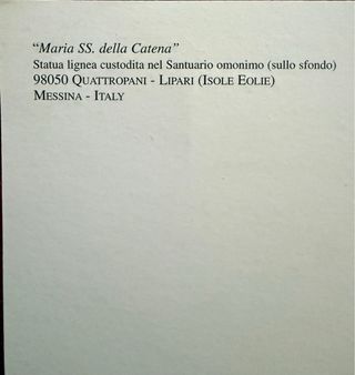 Cartolina Immagine Sacra 10x15 cm