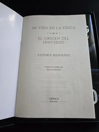 El Gran Diseño. Stephen Hawking. Tapa dura. Caja.