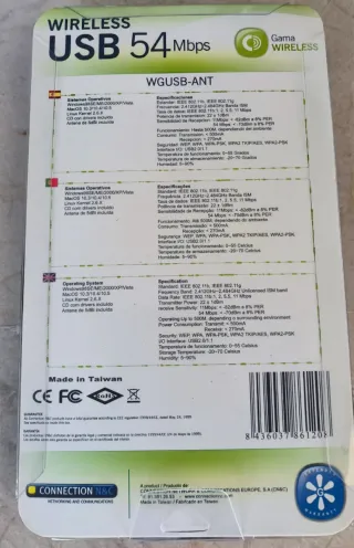 Adaptador WiFi USB 5dBi High-Gain