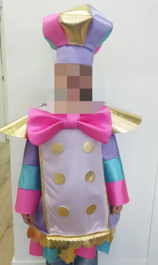 Disfraz Pastelera Niña Talla 9