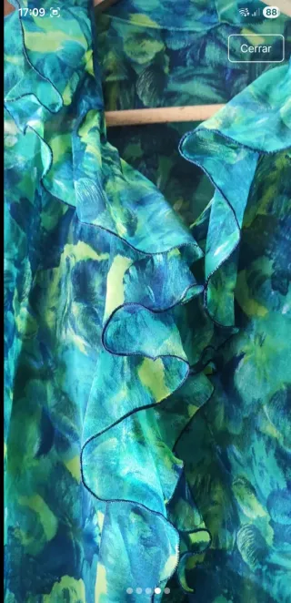 Blusa elegante floral exclusiva