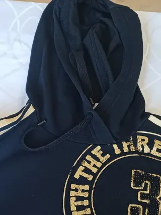 Sudadera Adidas Mujer Negra y Dorada