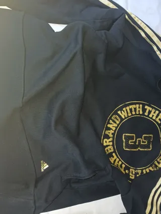 Sudadera Adidas Mujer Negra y Dorada