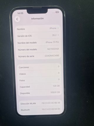 iPhone 13 Pro 128 GB blu