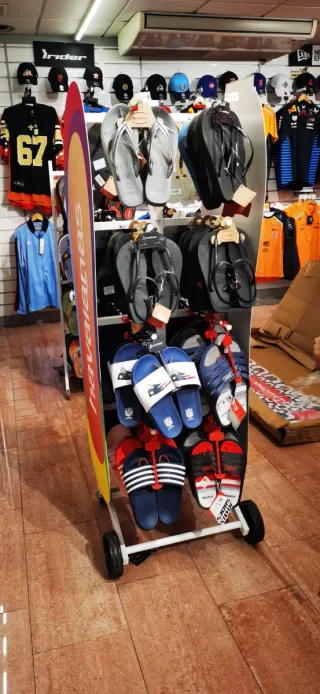 Expositor de chanclas