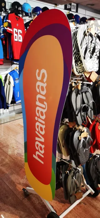 Expositor de chanclas