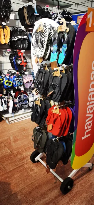 Expositor de chanclas